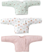 Фотография товара Распашонка Первые Цветы KiDi kids, 3шт/уп, размер 20, рост 62-68 см