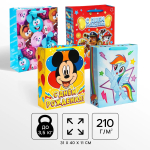 Пакет подарочный Мульт герои, 31х40х11 см, 10459217