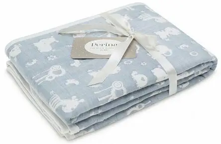 Плед Perina Зверюшки голубые