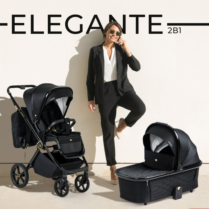 Фотография товара Коляска 2в1 Sweet Baby Elegante GL Black