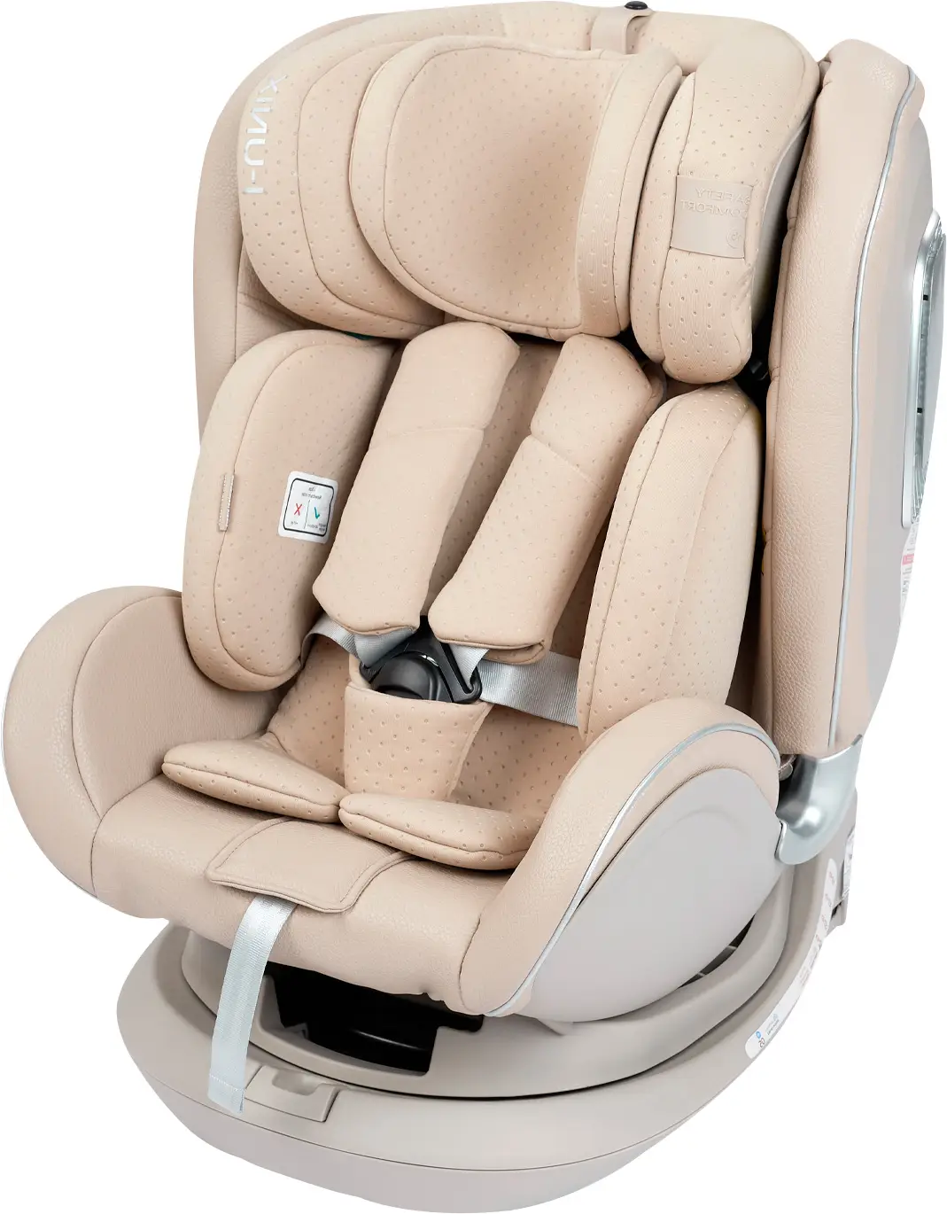 Автокресло группа 0/1/2/3 (0-36 кг) Happy Baby I-Unix beige