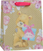 Фотография товара Пакет крафтовый вертикальный Для тебя!, ML 23х27х11,5 см, 1499512