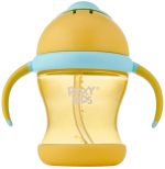 Фотография товара Поильник-непроливайка Roxy-Kids с трубочкой, цвет медовый 