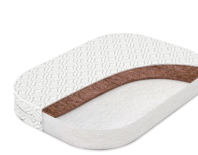 Фотография товара МОНИС СТИЛЬ Матрас в кроватку Asti Холкон-Кокос Стандарт 85х60х12 см