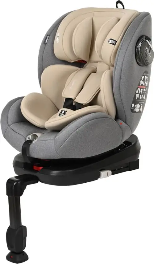 Удерживающее устройство для детей Pituso Roys Grey, 0-36 кг, Beige Inlay/Серый, Бежевый Вкладыш