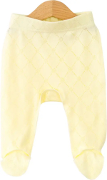 Ползунки ажурная рибана, светло-желтые, р. 56, П65/10-Р
