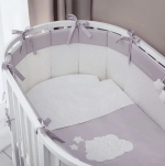 Фотография товара Комплект постельного белья для детей Perina Бамбино Oval грей