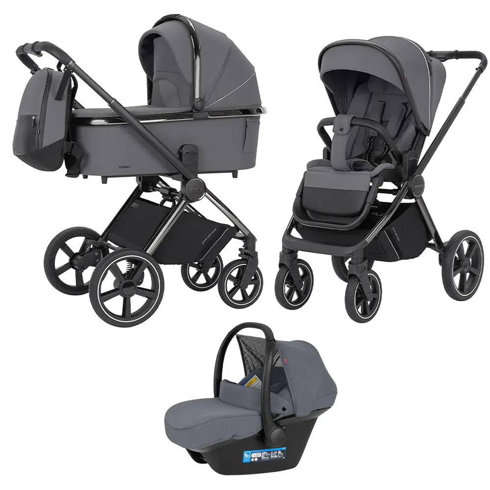 Коляска Carrello Ultimo 3 в 1 CRL-6521, Cool Grey Chrome