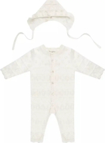 Фотография товара Комлпект Наследник Выжанова, комбинезон и чепчик, цвет экрю, р. 0-3 месяцев