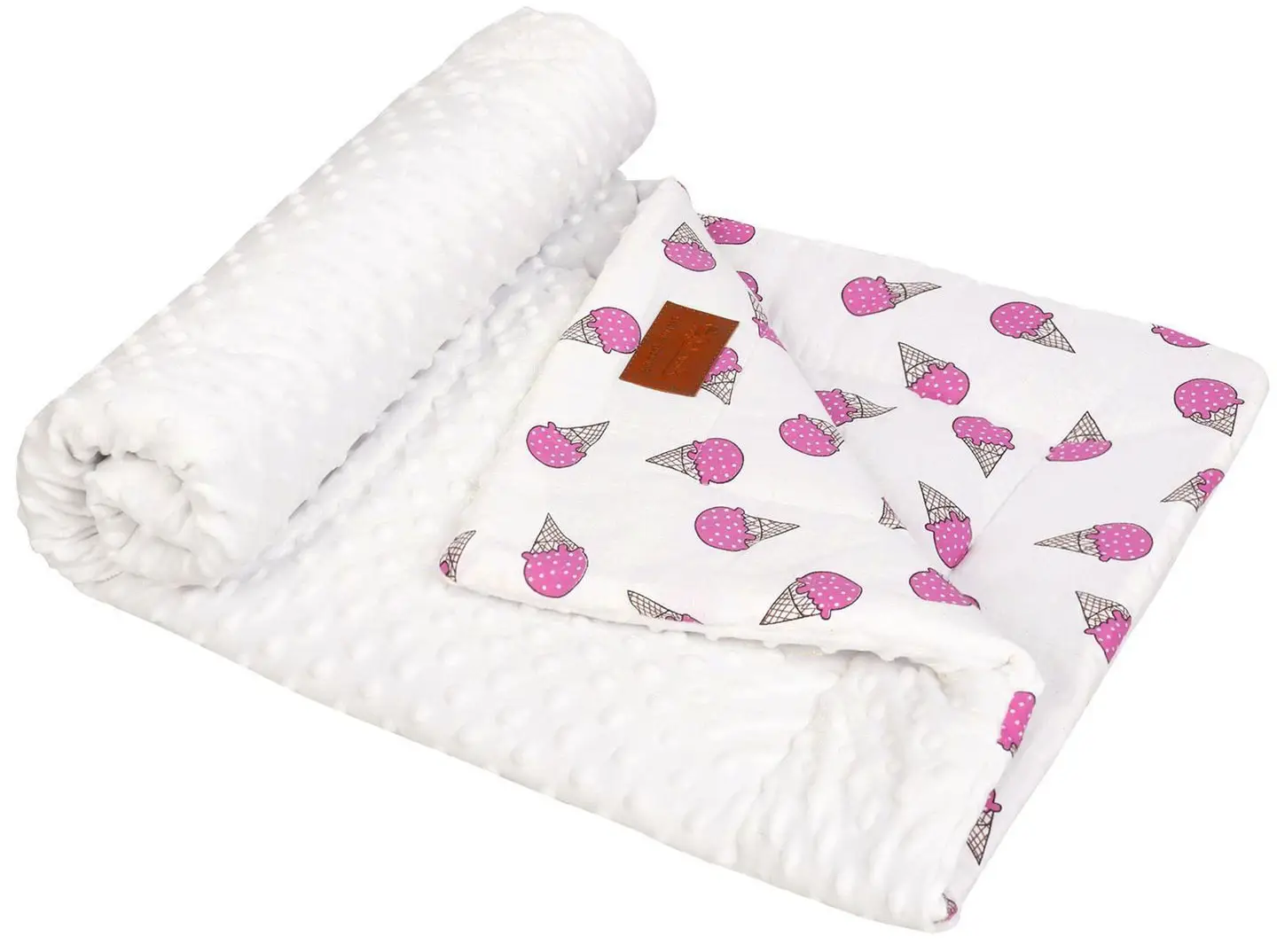 Плед AmaroBaby Растем вместе Мороженное 95х85 см