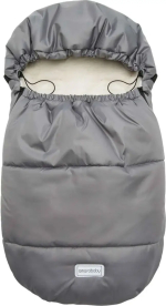 Фотография товара Конверт зимний меховой Amarobaby Snowy Baby, 85 см, серый