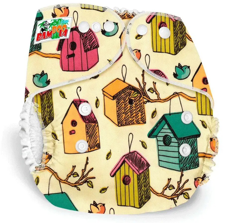 Многоразовый подгузник BAMBOOLA Premium Fashion 3-16 кг +1 вкладыш