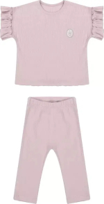 Фотография товара Комплект футболка и брюки Наследник Выжанова, сирень, р.68-74