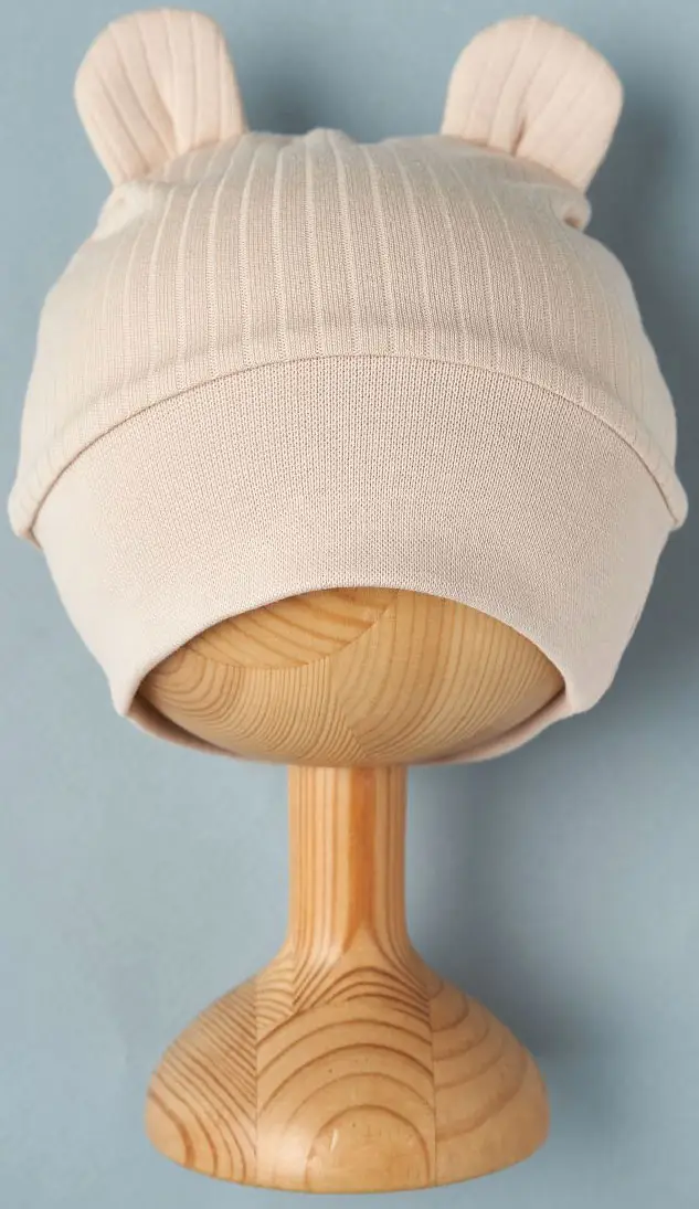 Шапочка-котелок Little Star "Мишка", св.бежевый, 40 см