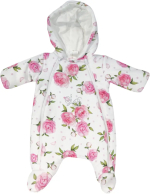 Фотография товара Комбинезон утеплённый Luxury Baby Пионы молочный, айвори 74