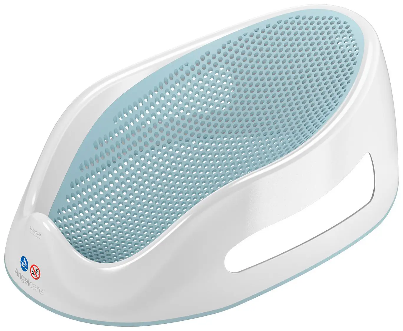 Горка-лежак для купания детская Angelcare светло-голубая