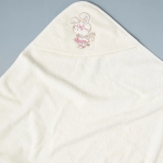 Фотография товара Пелёнка с уголком "Лапочка дочка" Little Star, крем, 100х100 см