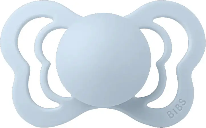 Пустышка латексная BIBS Couture Baby Blue, от 6 месяцев