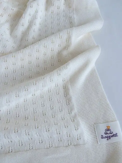 Плед Ажурный Lappetti, вязаный, экрю, арт. 2028/10