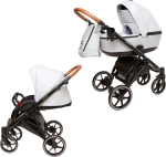 Фотография товара Коляска детская Peppy Space 2 в 1 Серая экокожа