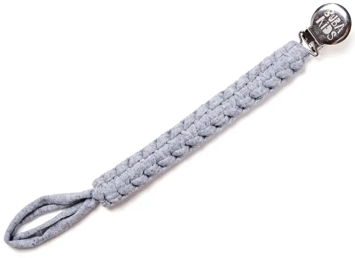 Плетеный держатель Buba Kids Серый меланж