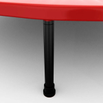 Батут DFC JUMP SUN 60", б/сетки (152 см;красный)