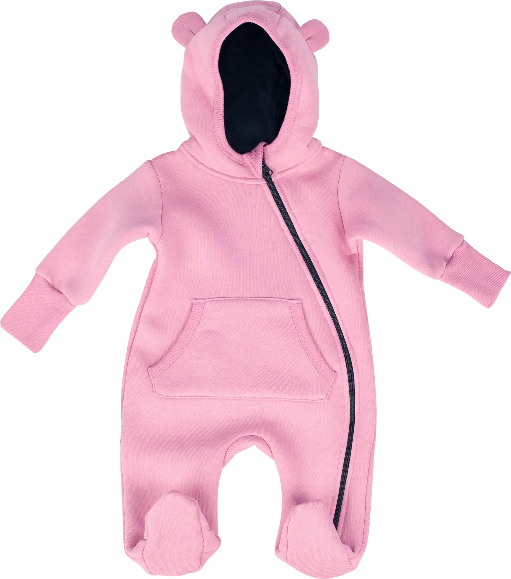 Комбинезон Little Big Star, размер 48-74, футер, розовый