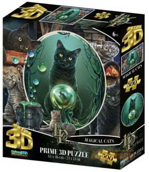 Стерео пазл Prime 3D Коллаж Кошки 32533