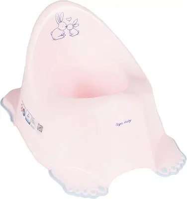 Горшок туалетный Tega Baby Little Bunnies антискользящий Розовый