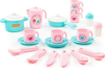 Фотография товара Набор детской посуды Настенька Полесье на 6 персон, 38 элементов