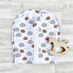 Фотография товара Пеленальный кокон и шапочка Mjolk Ёжики 9-12 кг