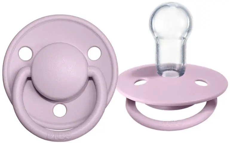 Пустышка Bibs De Lux Silicone Dusky Lilac 0+ месяцев