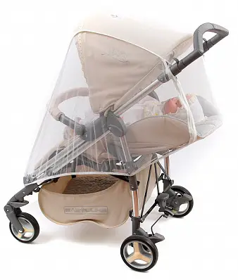 Москитная сетка BamBola Универсальная, молнии, на весь купол, белый