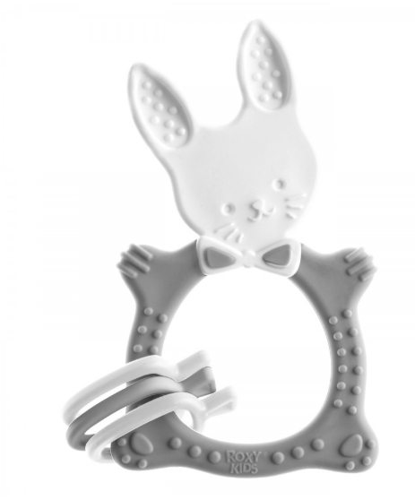 Фотография товара Прорезыватель BUNNY, серый