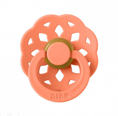 Фотография товара Пустышка латексная BIBS Boheme - Papaya, 6+ мес.