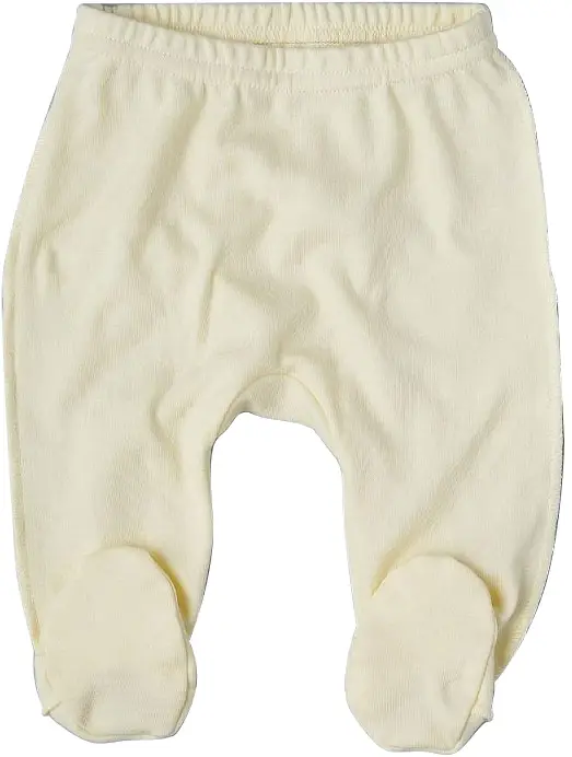 Ползунки на резинке Little Star интерлок желтый 62