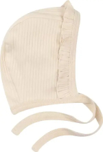 Фотография товара Чепчик Наследник Выжанова с рюшами, натуральный, р.36-38