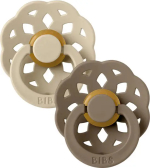 Фотография товара Набор пустышек латексных Bibs Boheme, Vanilla/Dark Oak, 2 шт, арт. 230106