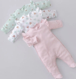 Фотография товара Комбинезон слип KiDi kids на молнии "Первые Цветы", 3 шт/уп, р.18