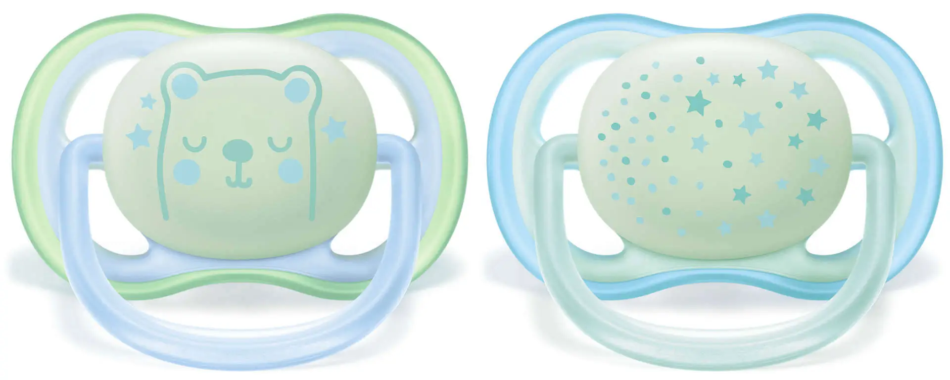 Пустышка силиконовая ортодонтическая Philips Avent Ultra Air SCF376/11 (0-6 мес)