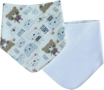 Фотография товара Нагрудник трехслойный Bunnyphant, голубой