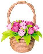 Волшебная Мастерская Набор для творчества Тюльпаны в корзинке (ТПМ-02)