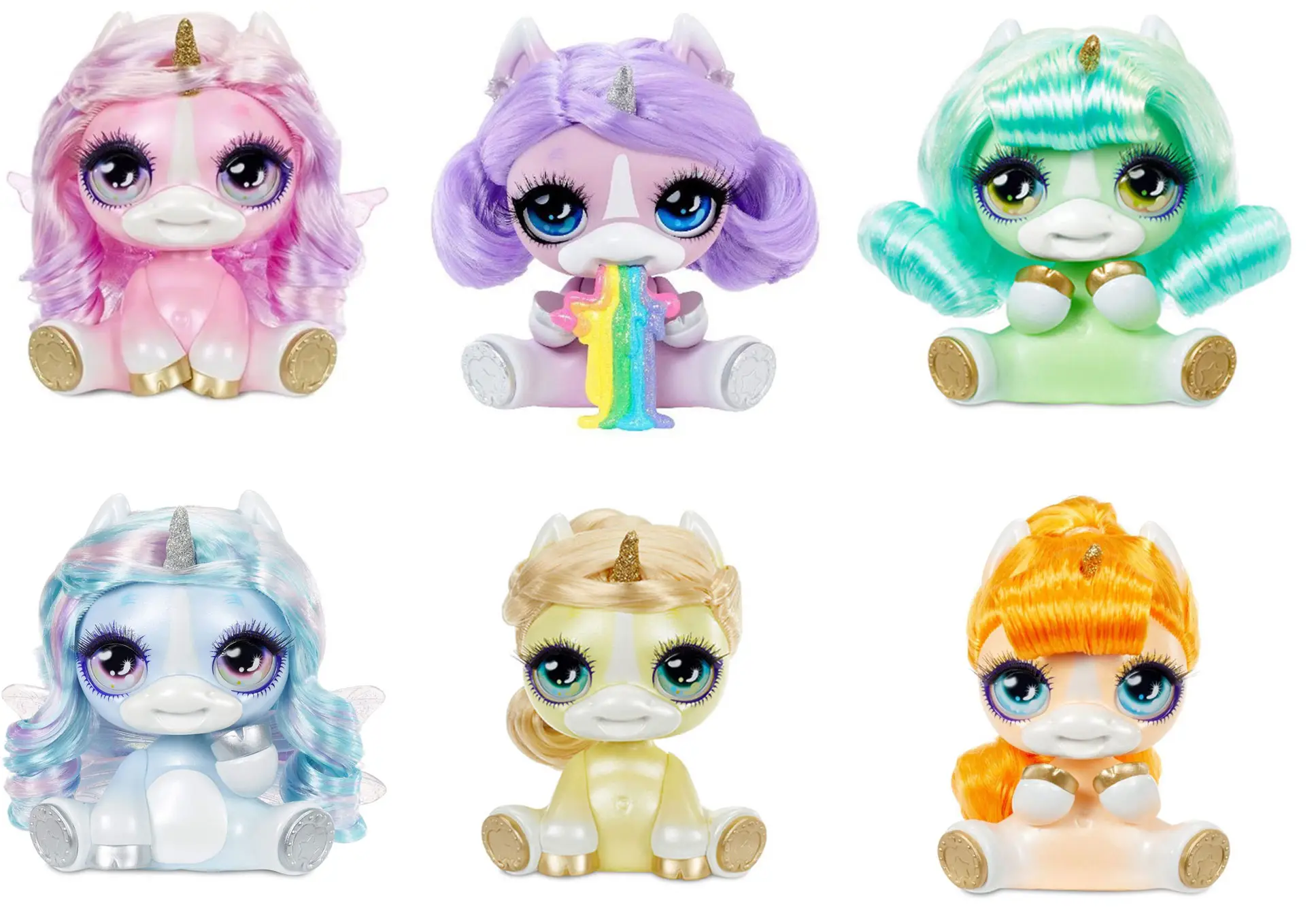 Фигурка единорога с волосами c аксессуарами Poopsie в ассортименте