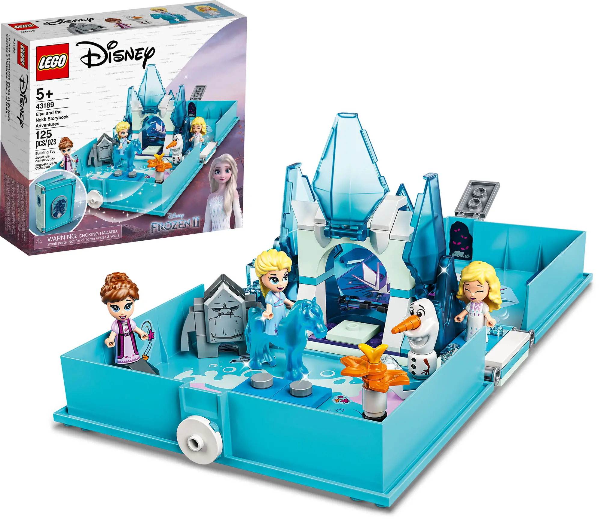 Конструктор LEGO Disney Princess 43189 Книга сказочных приключений Эльзы и Нока