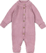 Фотография товара Комбинезон вязаный детский Amarobaby Pure Love Tot, размер 56, демисезонный, пудровый