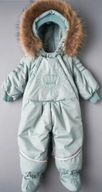 Фотография товара Комбинезон-трансформер "Корона" Little Star, ментоловый, р.68