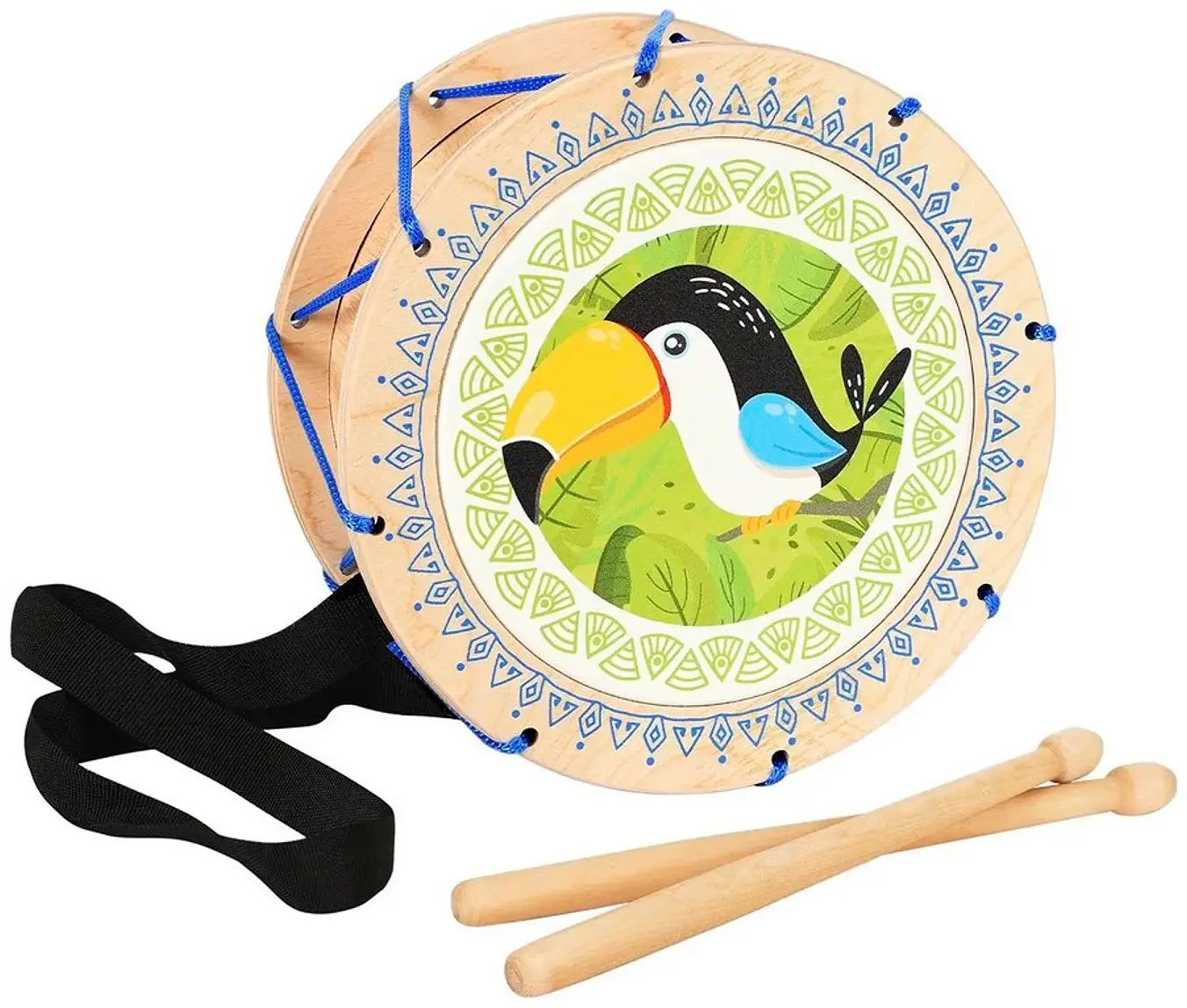 Игрушка детская барабан ПК Лидер Тукан