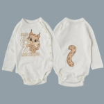 Боди асим Little Star Рысенок! 9 месяцев интерлок крем 62 Боди асим Little Star Рысенок! 9 месяцев интерлок крем 62