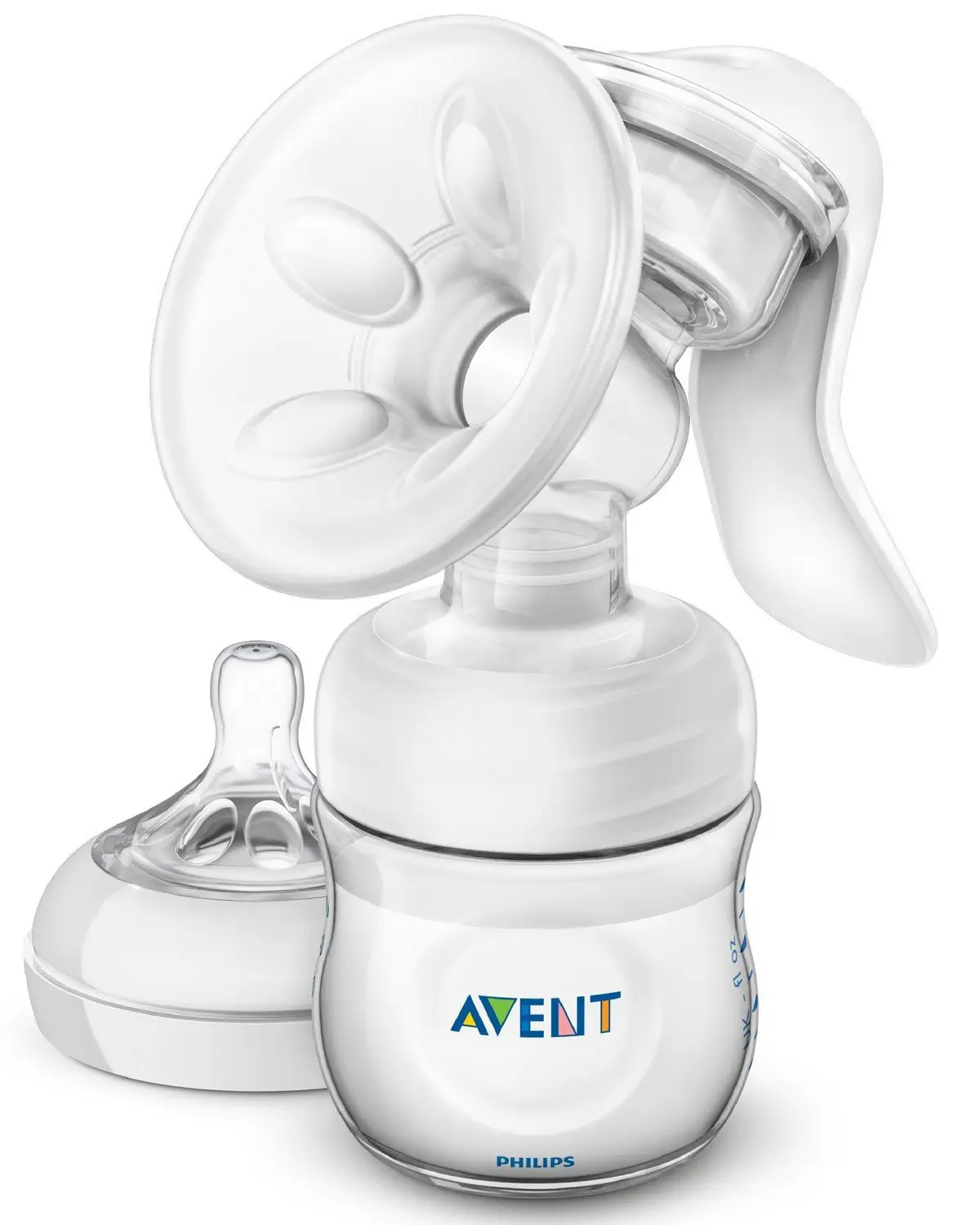 Ручной молокоотсос Philips Avent Natural SCF330/20 с бутылочкой 125 мл и соской