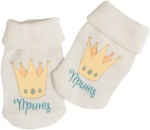 Фотография товара Носочки трикотажные с принтом Little Star Принц 0-3 месяцев